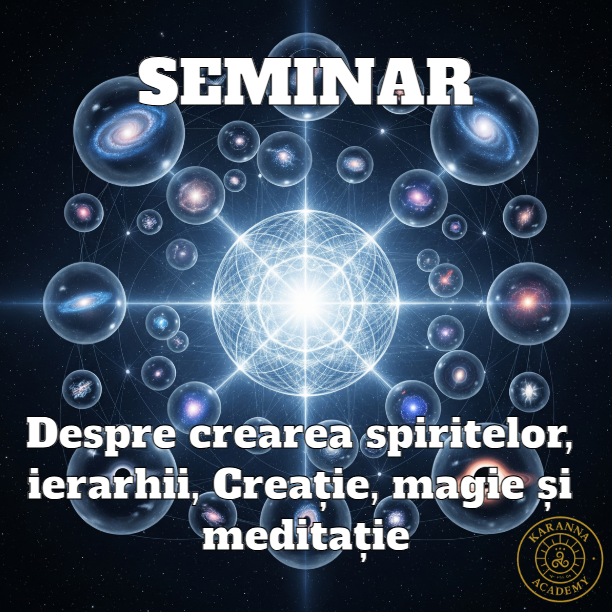 Seminar Video - Despre crearea spiritelor, ierarhii, creație, magie și meditație