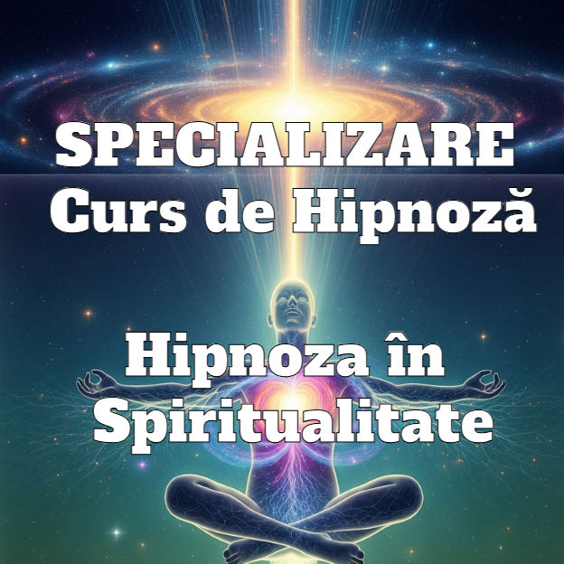 SPECIALIZARE Curs de Hipnoză – Hipnoza în Spiritualitate hipnoza în spiritualitate, regresie în vieți anterioare, curs hipnoză online, dezvoltarea abilităților psi, Sinele Superior, specializare hipnoză, hipnoterapeut acreditat, scripturi hipnoză, explorarea conștiinței, autocunoaștere spirituală, certificare internațională