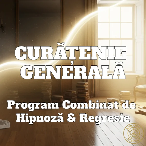 Program Combinat de Hipnoză & Regresie - CURĂȚENIE GENERALĂ