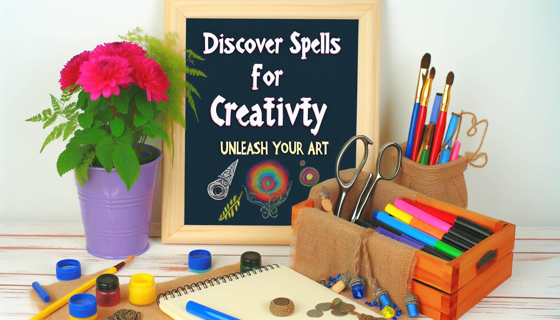 Descoperă Vrăji pentru Creativitate: Eliberează-ți Arta