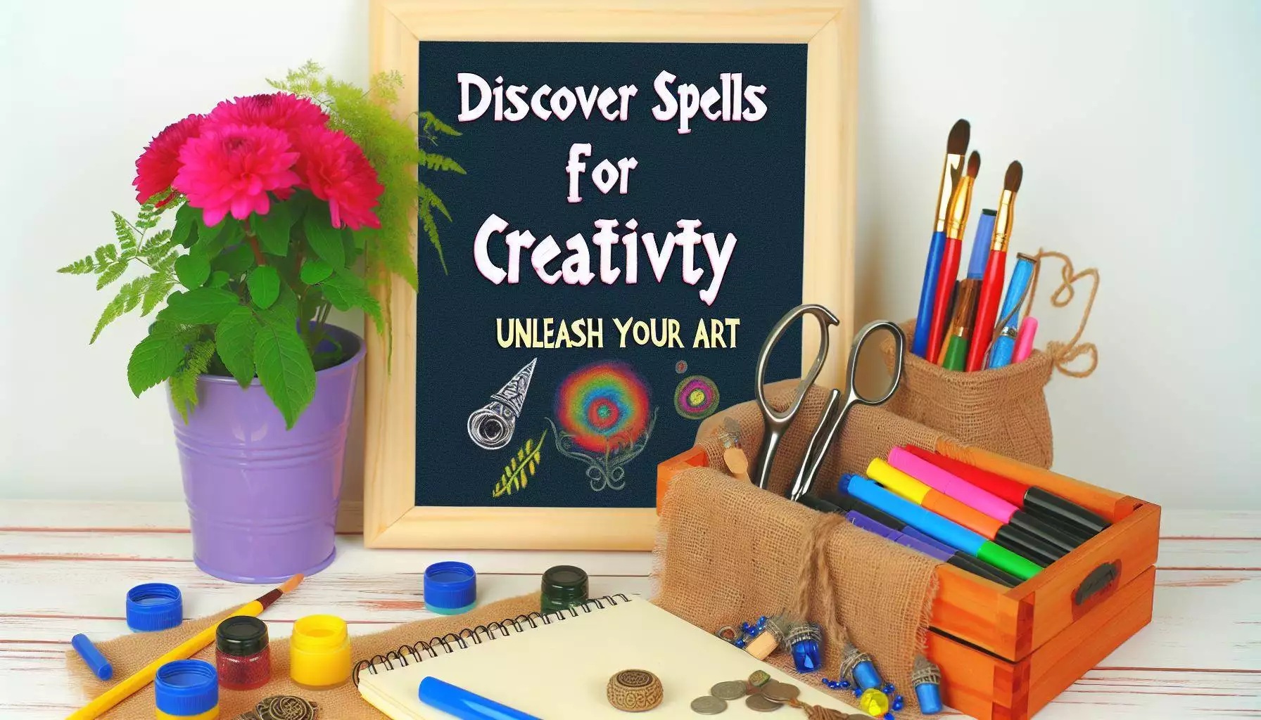 Descoperă Vrăji pentru Creativitate: Eliberează-ți Arta