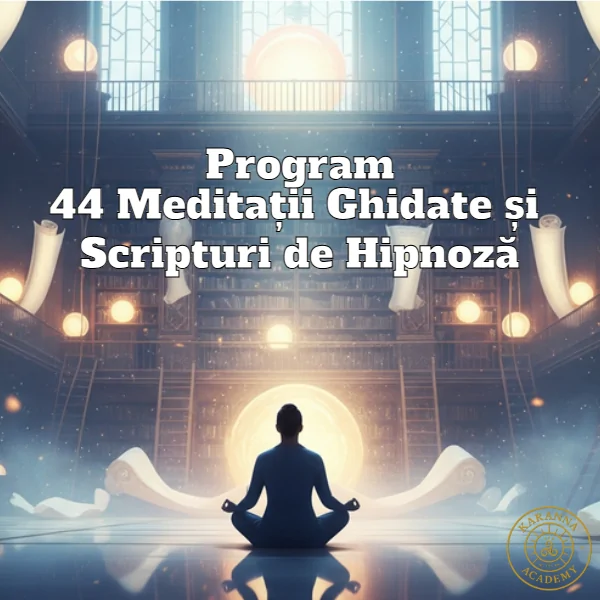 Program 44 de Meditații Ghidate Online și Scripturi de Hipnoză